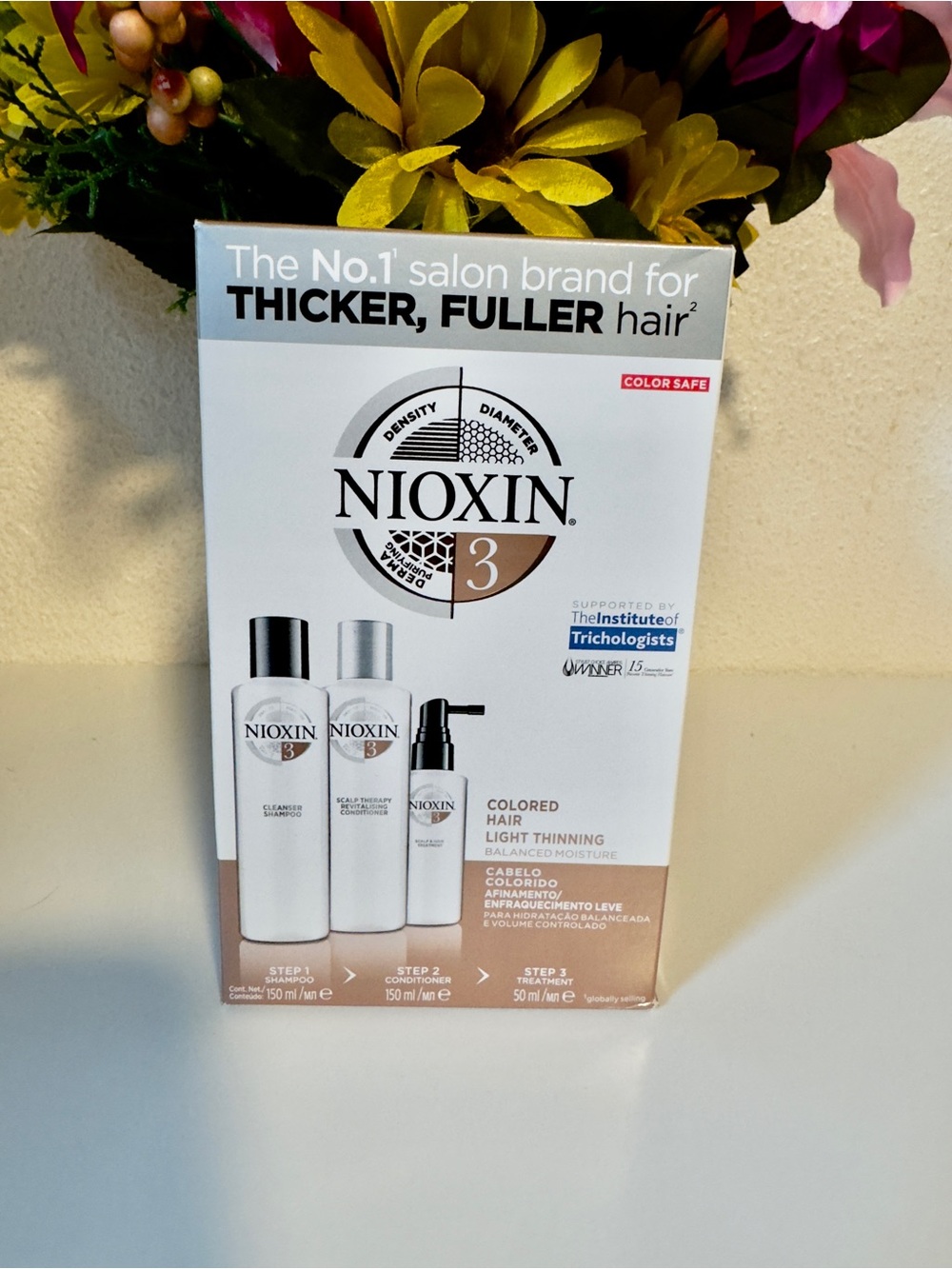 Nioxin System 3 For Thinning Colored Hair Treatment Kit